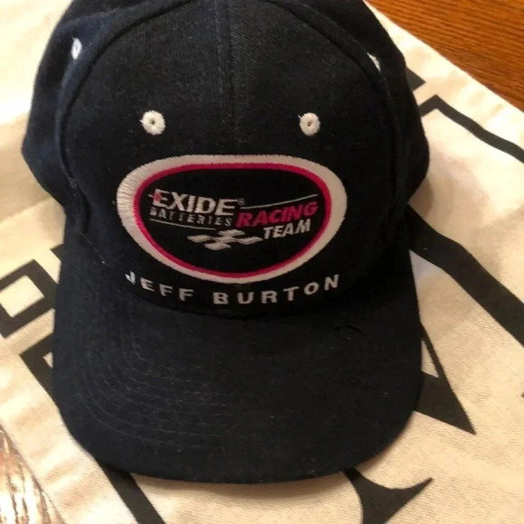 Jeff Burton NASCAR Exide Vintage Racing Hat - Picture 1 of 5